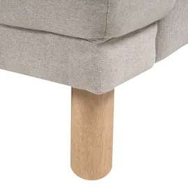 Beliani Sessel Stoff taupe