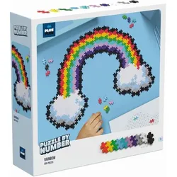 Plus-Plus - 500 Kreativ Bausteine Puzzle Regenbogen