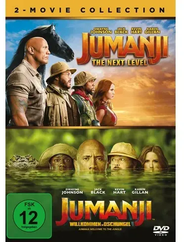 Jumanji: The Next Level / Jumanji: Willkommen im Dschungel  [2 DVDs]