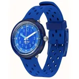 Flik Flak FIZZ IN BLUE 2503 Jungenuhr Gehäusefarbe Blau Silikonarmband Blau