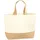 Westford Mill Jute Base Canvas Tote XL Natural 38 x 44 x 18 cm