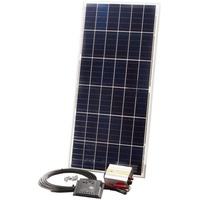 Sunset Solarmodul Einsteiger-Stomset 45 Watt, 230 V, 45 W, Polykristallin, (Set), für den Freizeitbereich schwarz