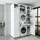 roomartstore.de Roomart Waschmaschinenschrank 157 cm Schwarz Eiche