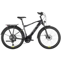 E-Bike HUSQVARNA E-BICYCLES "E-Trekkingbike Pather 2 Herren" E-Bikes Gr. 50 cm, 27,5 Zoll (69,85 cm), schwarz (black, grey matt) E-Bikes Abnehmen mit einem Handgriff, Pedelec