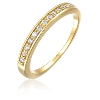 Elli PREMIUM Topas Edelstein Memoire 375 Gelbgold Ringe Damen