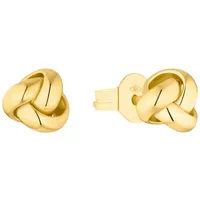Amor Paar Ohrstecker AMOR "2013476", gold (goldfarben), Ohrringe, Damen, Gelbgold 375