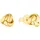 Amor Paar Ohrstecker AMOR "2013476", gold (goldfarben), Ohrringe, Damen, Gelbgold 375