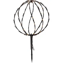 Star Trading Gartenstecker LED-Solar 30 x 44 cm Schwarz