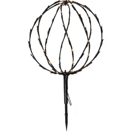 Star Trading Gartenstecker LED-Solar 30 x 44 cm Schwarz