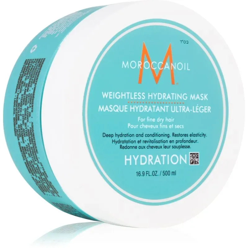 Moroccanoil Hydration Weightless Hydrating Mask tiefenwirksame feuchtigkeitsspendende Maske für trockenes und zerbrechliches Haar 500 ml