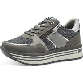 Marco Tozzi Plateau-Sneaker Grau Damen 40