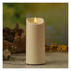MARELIDA LED Kerze 17,5 cm 7,5 cm creme