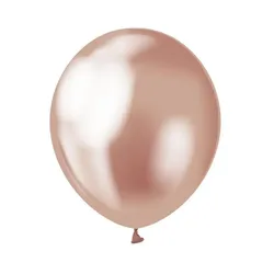 Ballon 30 cm 7 Stück - platinum rosegold