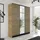 kier furniture Drehtürenschrank Eden 156,4 x 205 x 39 cm Bronze
