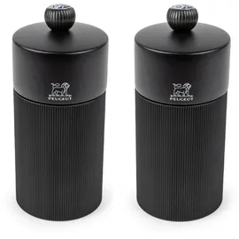 Peugeot Duo Pfeffer- & Salzmühle 12 cm Schwarz befüllt