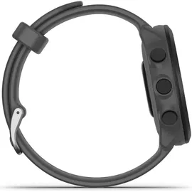 Garmin Forerunner 55 mit Silikon-Wechselarmband dunkelgrau/schwarz