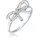Elli DIAMONDS Ring 925 Sterling Silber Schleife, Verlobungsring in Weiß | Gr.: 52