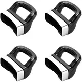 [NIEMALS VERWENDET] 4-teiliger Schnellkochtopfgriff, Bakelit-Topfgriff, seitliche Ersatzgriffe, zum Ersetzen der kurzen seitlichen Ösen für Töpfe