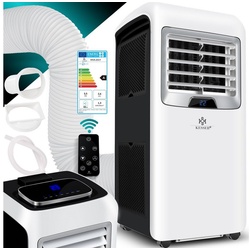 KESSER Klimagerät, Klimaanlage Mobiles Klimagerät 4in1 kühlen, Luftentfeuchter schwarz|weiß