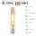EGLO LED-Lampe Retro Birne E27 4 W warmweiß 270 lm 1 St.