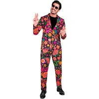 W WIDMANN MILANO Party Fashion - Party Anzug Herren, Set mit Jackett und Hose, 80er Jahre Kostüm für Karneval und Festival
