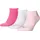 Sneakersocken 3 Paare Rosa/Grün 35-38