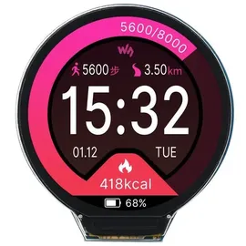 Sertronics WaveShare RP2040 MCU Board 1.28inch Round LCD with Accelerometer and Gyroscope Sensor