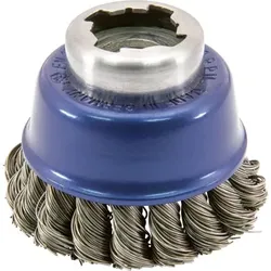 Topfbürste X-LOCK Stahl 65x0,35mm gez.