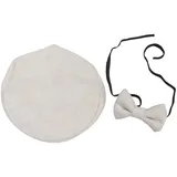 Mikikit Foto-Requisiten Aus Baumwolle Inklusive Mütze Und Fliege-Foto-Accessoires Neugeborenen-Krawatten Fotos