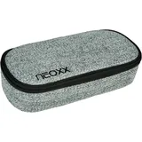 Neoxx Schreibgeräteetui NEOXX "Schlamperbox, Jump", Kinder, grau (wool the world), Polyester, Schreibgeräteetuis, teilweise aus recyceltem Material