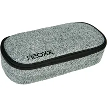 Neoxx Schreibgeräteetui NEOXX "Schlamperbox, Jump", Kinder, grau (wool the world), Polyester, Schreibgeräteetuis, teilweise aus recyceltem Material