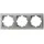 ChiliTec Rahmen 3-fach DELPHI Silber