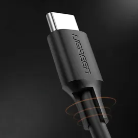 UGREEN USB-Kabel USB 2.0 USB-C® Stecker, USB-C® Stecker 2m Schwarz