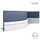 Orac DECOR SX105F LUXXUS Flexible Sockel-Leiste Fußleiste Kabel-Boden-Profil 2 m 200 cm x 10,8 cm x 1,3 cm Weiß