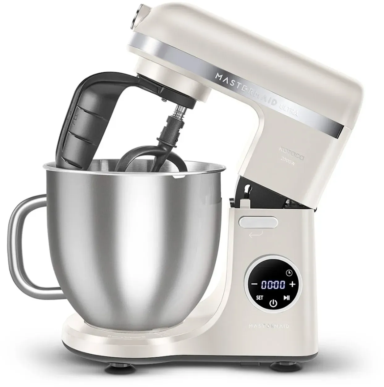 Karaca Mastermaid Chef Ultra D2000W Küchenmaschine mit Digitaldisplay Starlight 7L