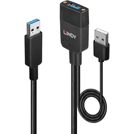 Lindy USB-A 35 m Schwarz