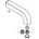 Hansgrohe Auslauf Axor Citterio 3-Loch Waschtischarmatur Wand 180mm chrom