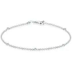 Elli Armkette »Armband Kristalle Eleganz Basic 925 Silber« Elli Weiß 180