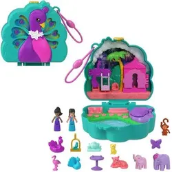 MATTEL HWN97 Polly Pocket Peacock Garden-Schatulle