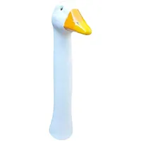 Fachhandel Plus Gänsehals Gartenstecker 35 cm Weiß