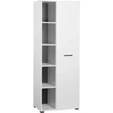 OTTO home Moid, moderner Mehrzweckschrank 64,5 x 41,5 x 175 cm Weiß
