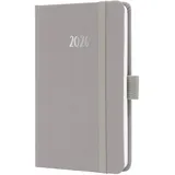 Sigel J6402 Wochenkalender 2026 A6 hellgrau,