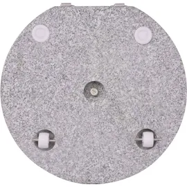 vidaXL Schirmständer Granit 45 cm Grau