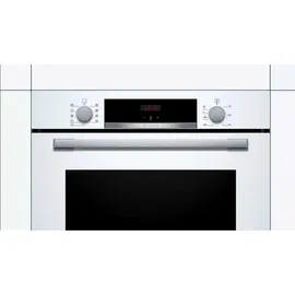 Bosch Herdset Backofen weiß EcoClean + Induktionskochfeld Booster