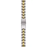 Tissot Edelstahl Metall Pr 100 Classic Zweifarbiges Uhrenmetallband (grau/gelb), Pr100 T605042236 - Grey/Golden,Zweifarbig