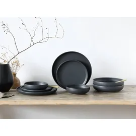 CreaTable Serie Uno Black Tafelservice 8-tlg. schwarz