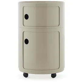 Kartell Componibili Container 61,5 x 61,5 x 61,5 cm Grau