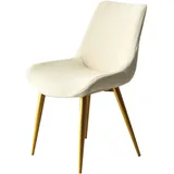 VELYTA Stuhlhussen,Schonbezug für Schalenstühle, Esszimmerstuhlbezüge, Dehnbare, abnehmbare Lounge-Eckstuhlbezüge ohne Armlehnen für Esszimmer, Küche, Schlafzimmer-beige||2pcs