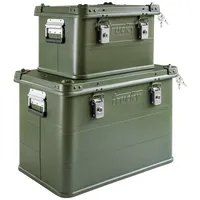 Trucky 2x Aluminium Box Grün Alukiste 30 + 75