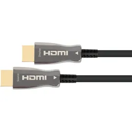 Python AOC Hybrid Ultra-High-Speed HDMI® 2.1 Kabel 8K @60Hz schwarz 30m